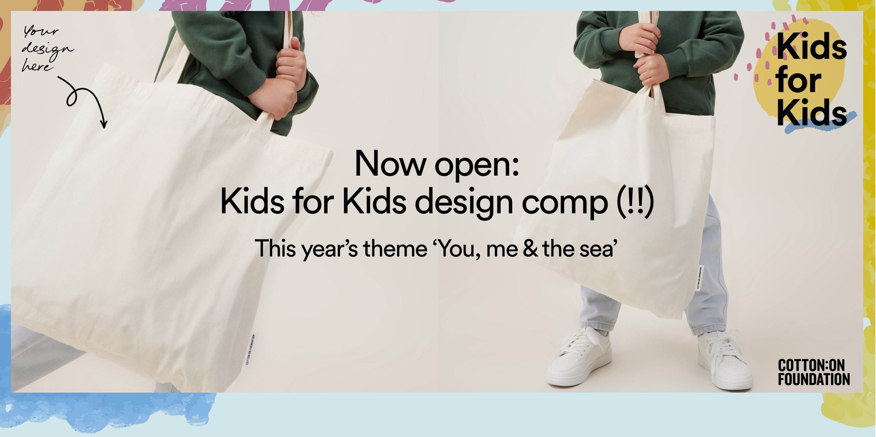 Now open: Kids for Kids design comp