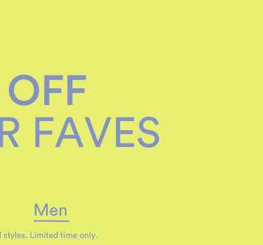 30% Off Summer Faves. T&Cs Apply. Click to Shop Men.