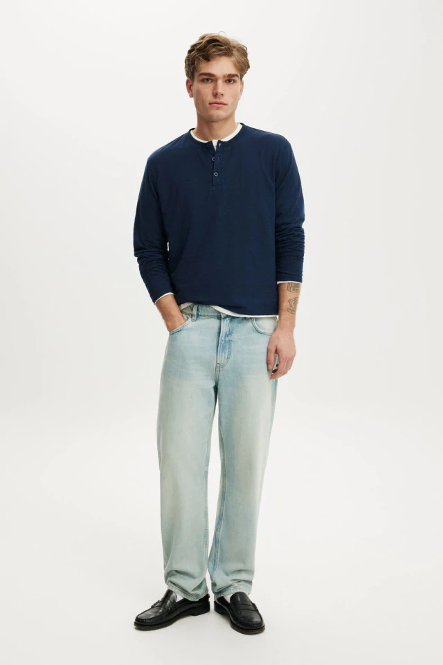 Fitted Henley T-Shirt > $39.99