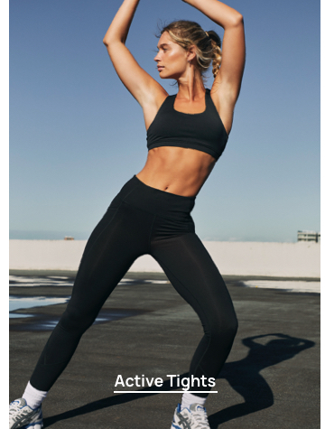 Women's Active Tights. Click to Shop.
