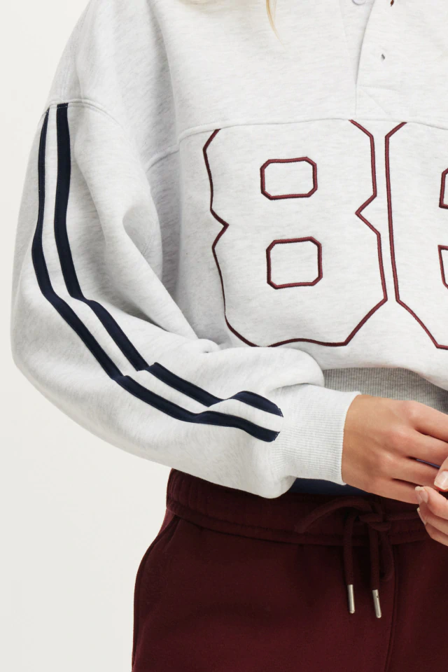 Plush Oversized Rugby Sweatshirt £35