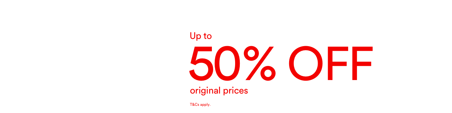 SALE. Up to 50% Off original prices. Click to Shop.