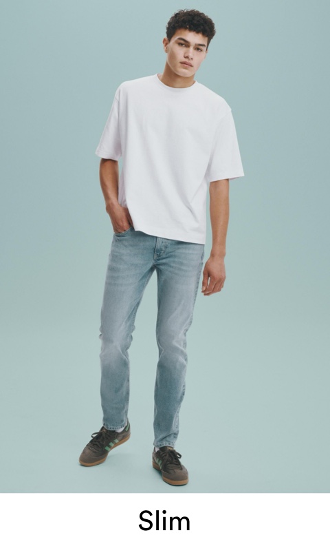 Slim Jeans. Click here to shop now.