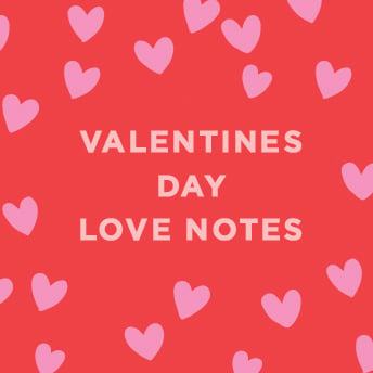 Valentines Day Love Notes