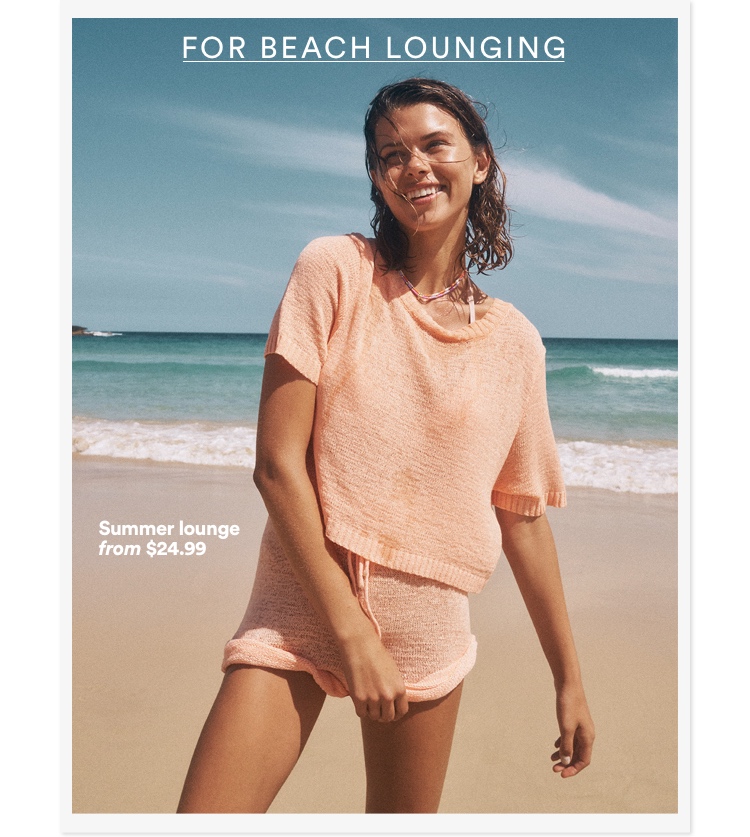 For beach lounging. Click to shop.