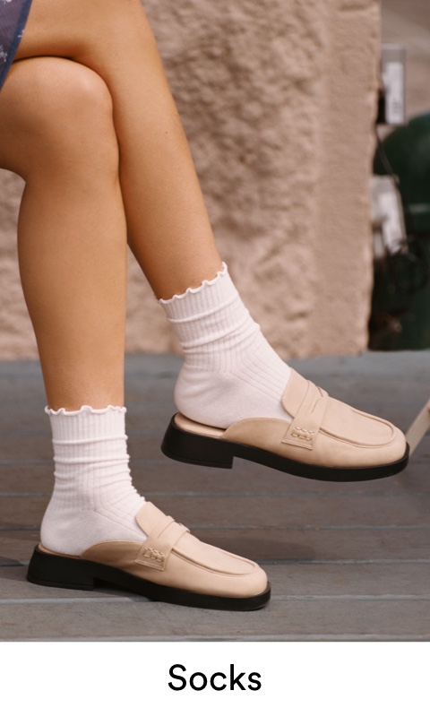 Women's Socks. Click to shop.