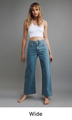 Click to shop Wide Jeans.
