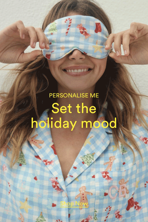 Personalise Me. Set The Holiday Mood. Click To Shop Gifts.