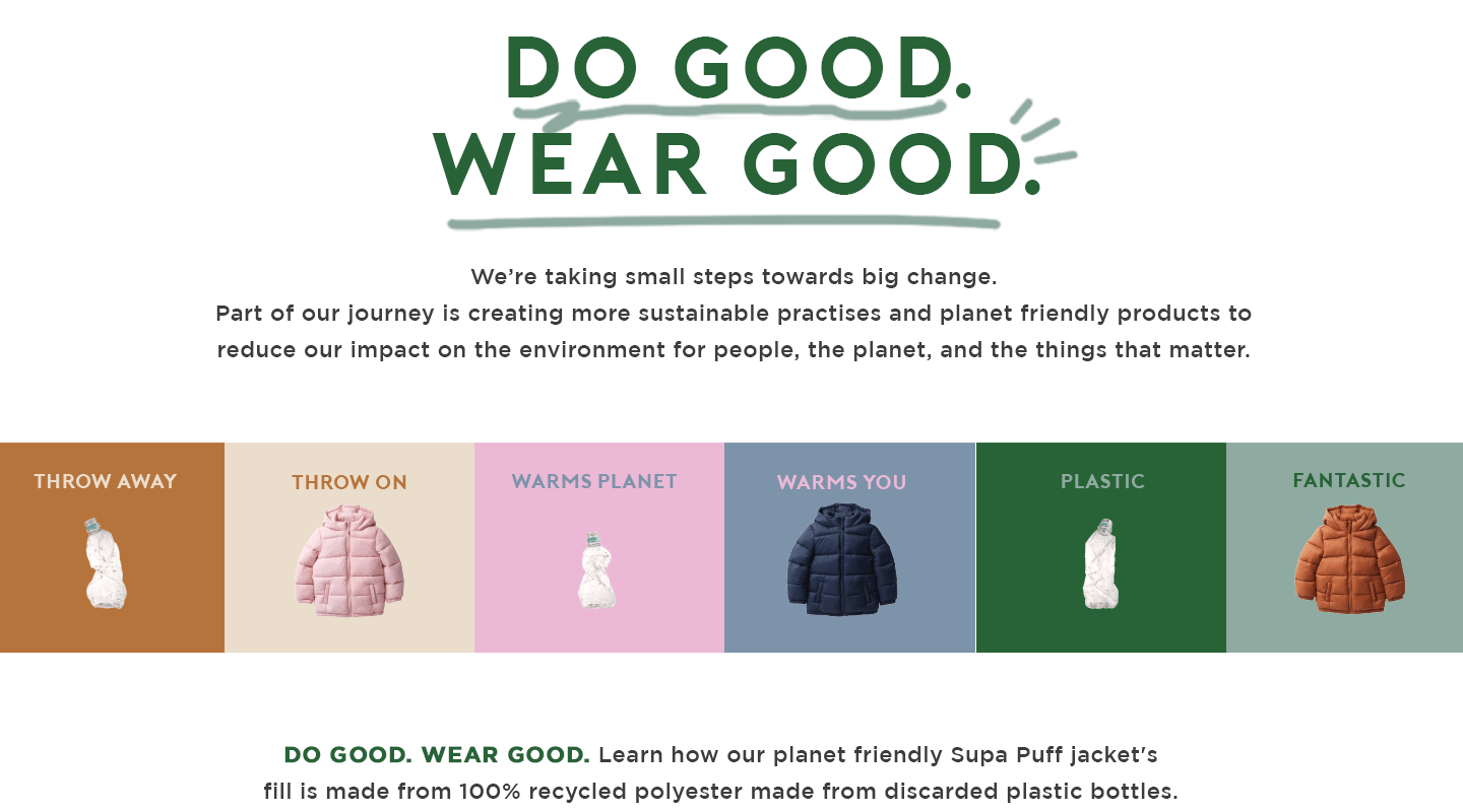 Do good, wear good.