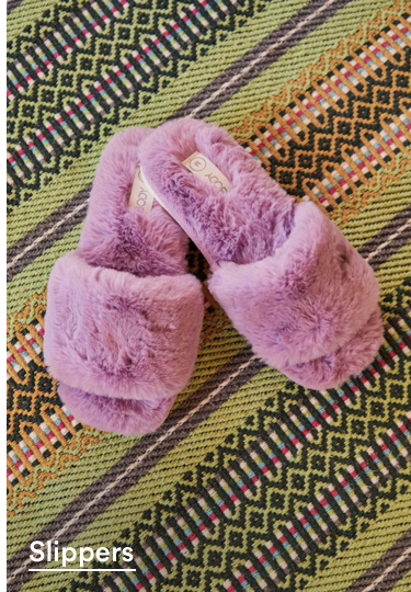 Women's Slippers. Click to Shop.