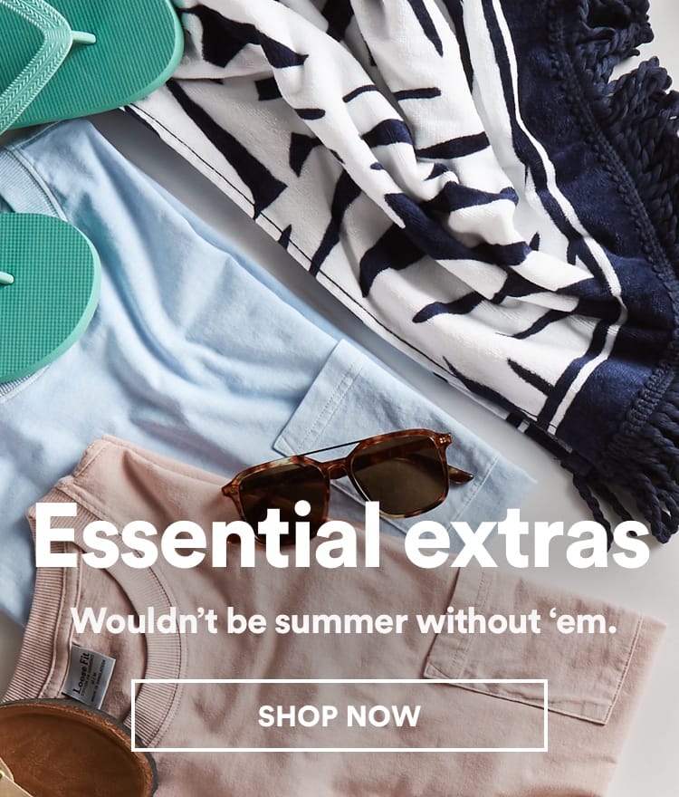 Essential extras | Wouldn't be summer without 'em. Click to Shop Now.
