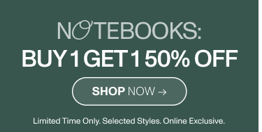 Notebooks: Buy 1 Get 1 50% Off. Shop Now.