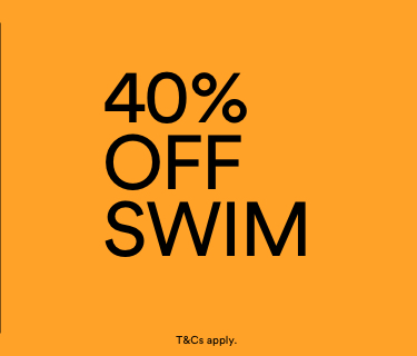 40% Off Swim. T&Cs Apply