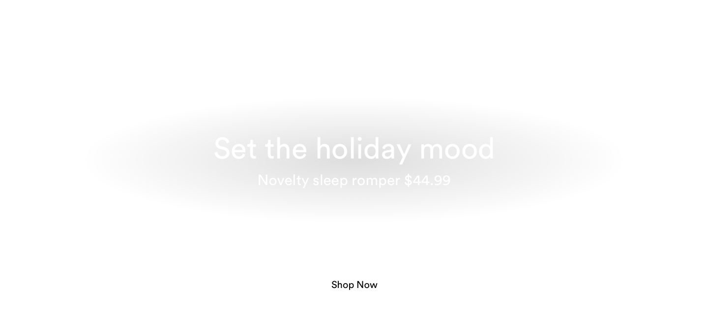 Set the holiday mood. Novelty sleep romper $44.99. Shop now.