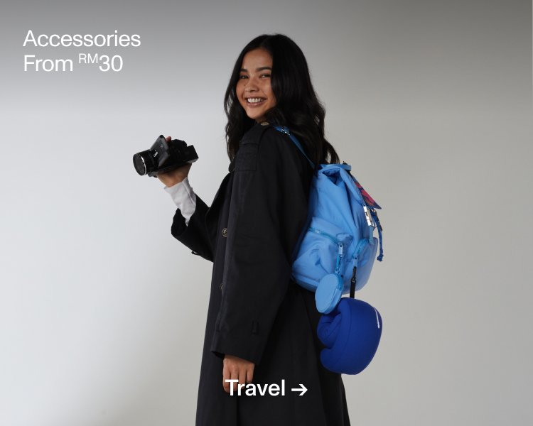 Travel Accessories From RM30. Shop Now.