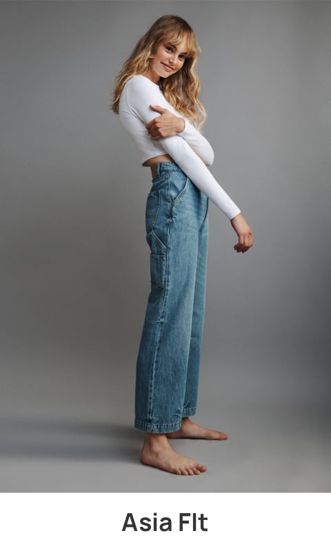 Click to shop Asia Fit Jeans.