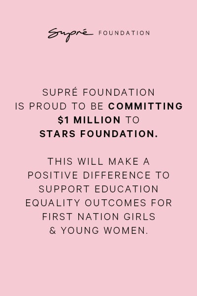 Supre Foundation is proud to be committing $1 to Stars Foundation
