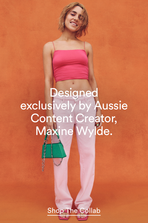 Designed exclusively by Aussie Content Creator, Maxine Wylde. Shop The Collab.