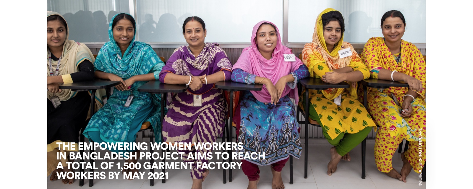 The Empowering Women Workers in Bangladesh aims to reach a total of 1,500 garment factory workers by May 2021.