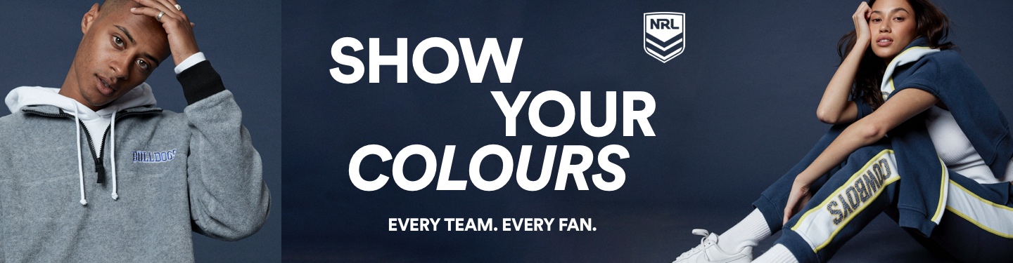 Show Your Colours. Shop NRL Gear.