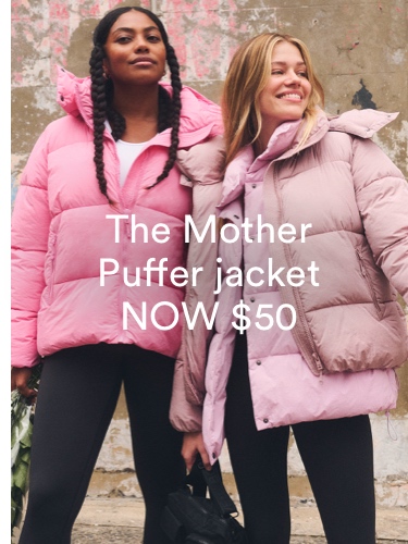 Puffer jackets now $50. Click to Shop Now.