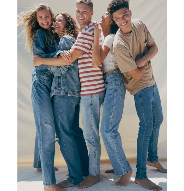 Denim - We've trasitioned most of our jeans to using 10% recycled cotton. Shop women's jeans.