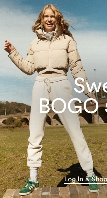 Limited time only. Sweats BOGO 50% off. Click to Log In