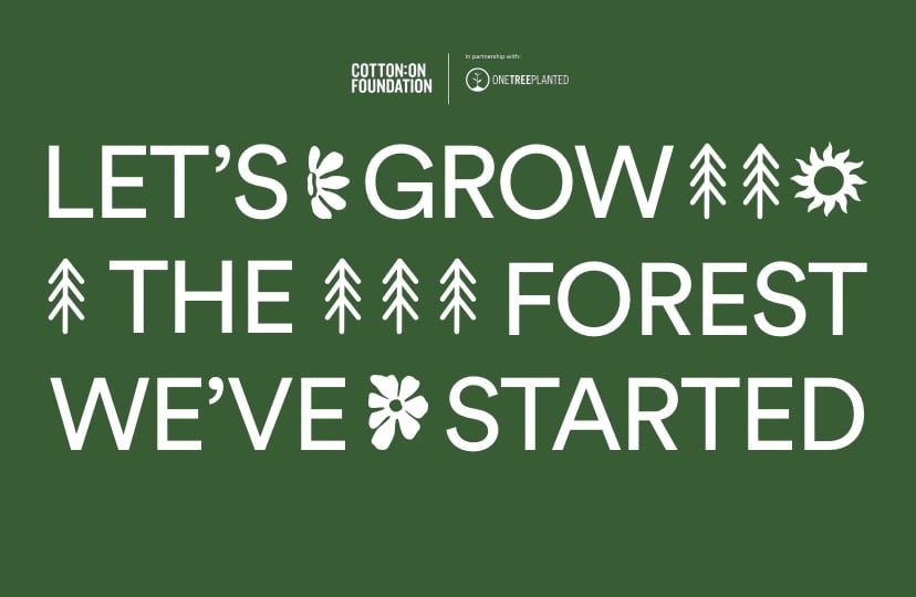 Let's grow the forest. We've started.