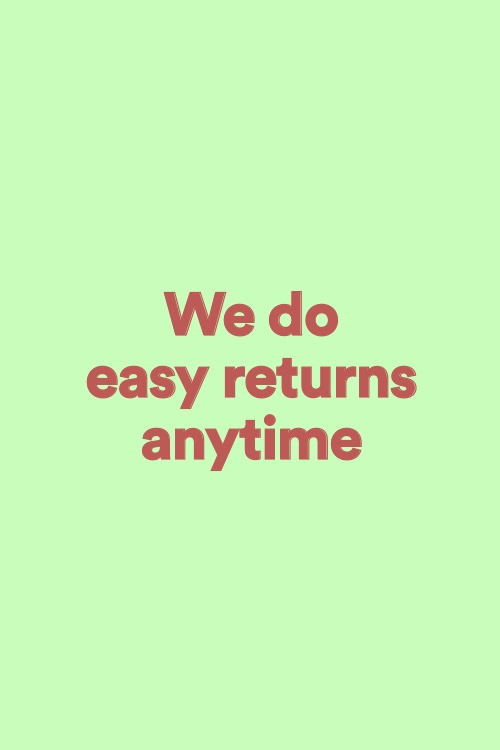 We do returns anytime. Click to Read More.