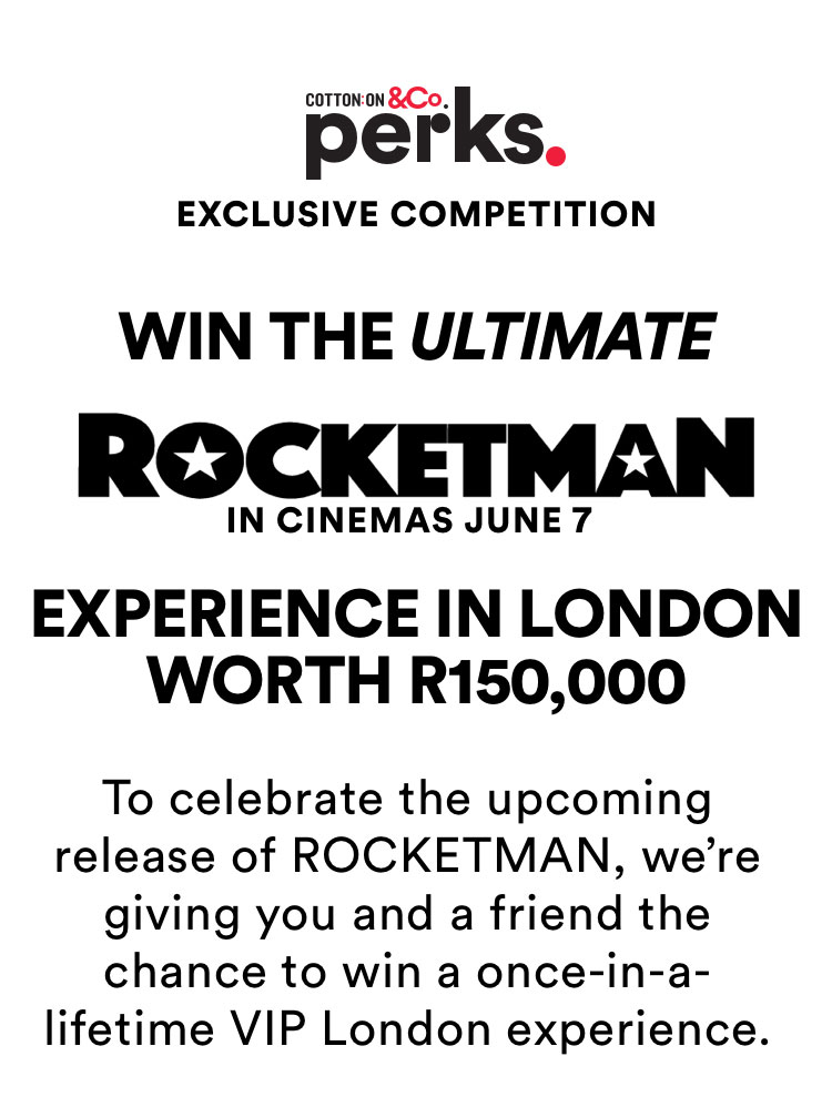 Win a Rocketman experience in the UK.