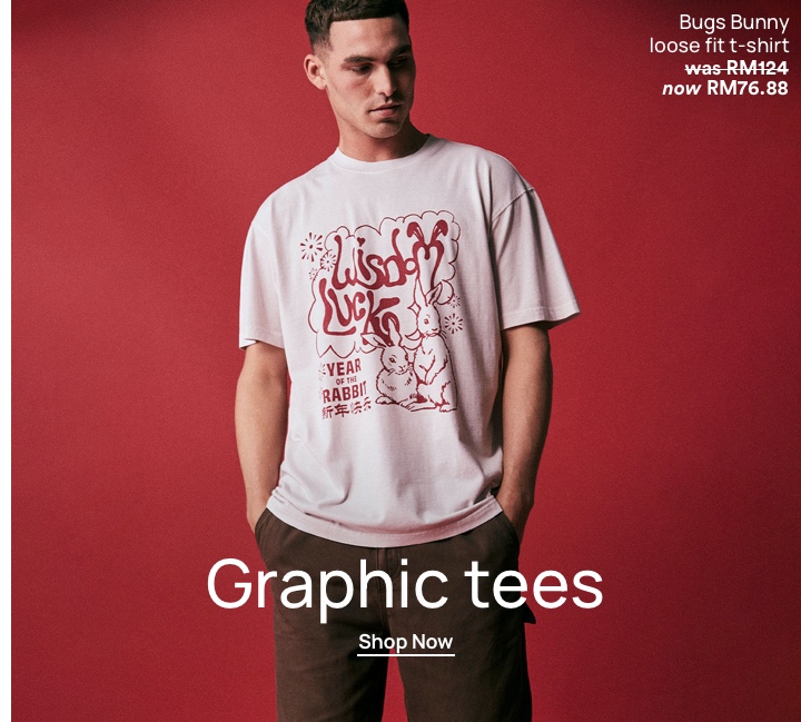 Men's Graphic Tees. Click to Shop.