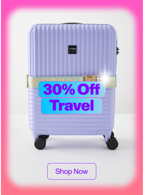 30% Off Travel Accessories. Shop Now.