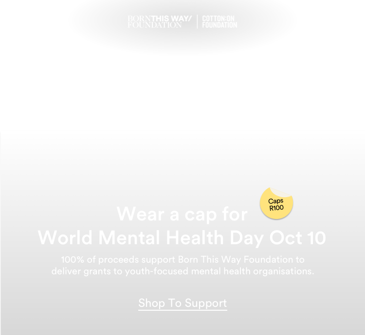 Wear A Cap For World Mental Health Day Oct 10. Caps R100. Shop To Support.