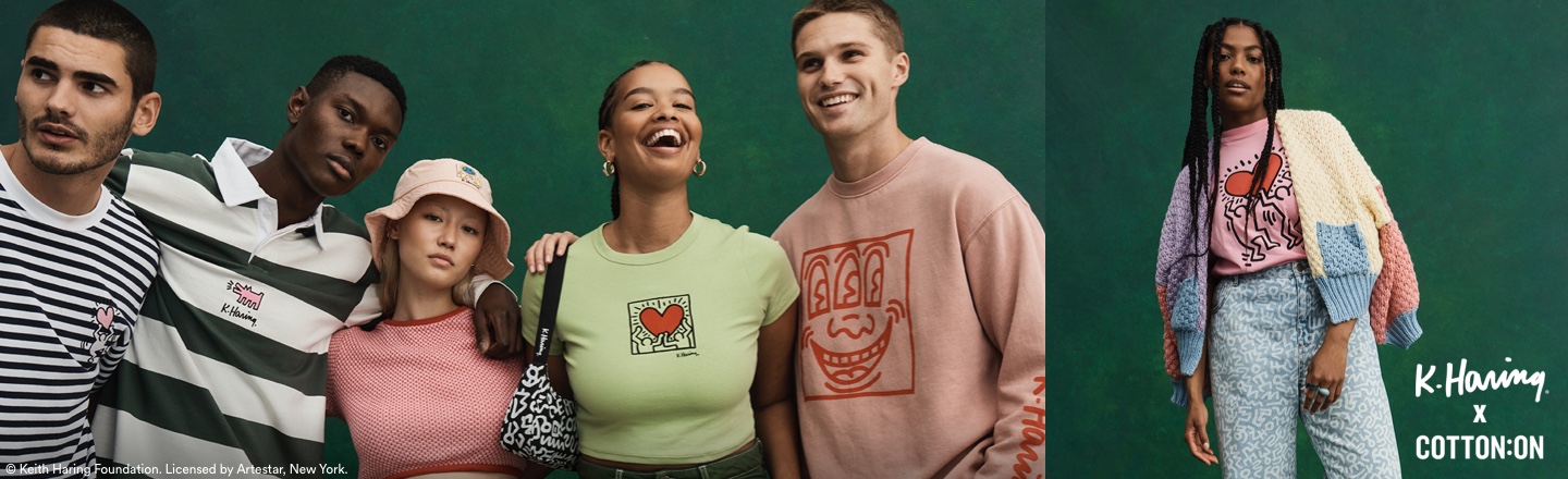 Keith Haring x COTTON:ON. Shop Now.
