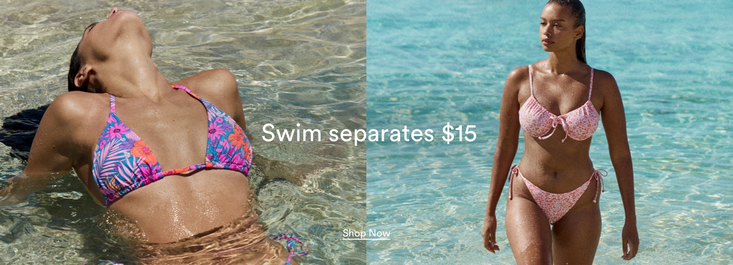 Swim Separates $15. Click to shop.