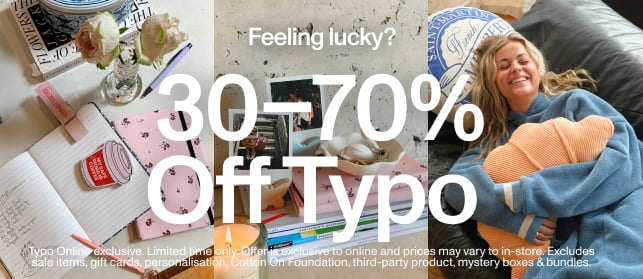 Shop 30-70% off typo.