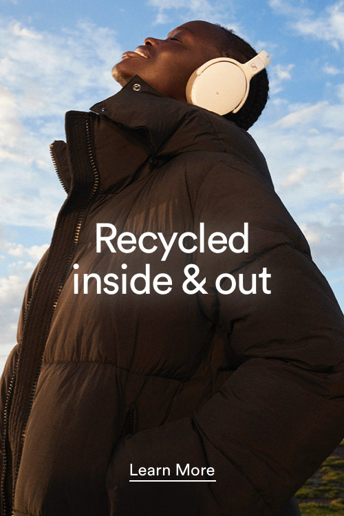 Recycled inside & out. Click to Learn More.