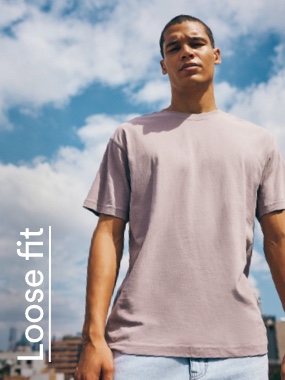 Organic Loose Fit T-Shirts. Click to Shop.