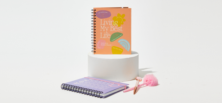 Small Ring Agenda Cover Monogram - Art of Living - Books and Stationery