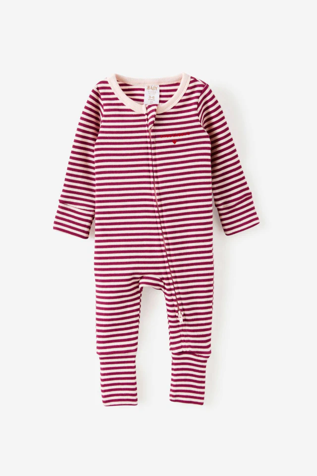 Growie Long Sleeve Zip All In One Romper $19.99