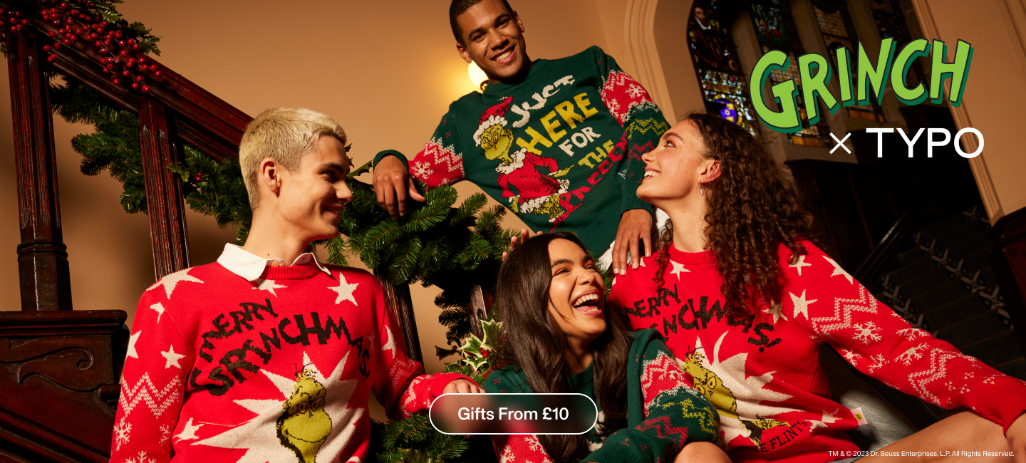 Grinch x Typo. Gifts From £10. Shop Now.