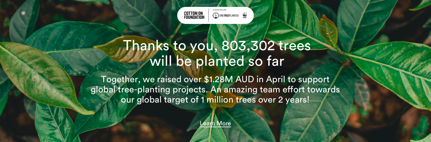 Thanks To You, 803,302 Trees Will Be Planted So Far. Learn More