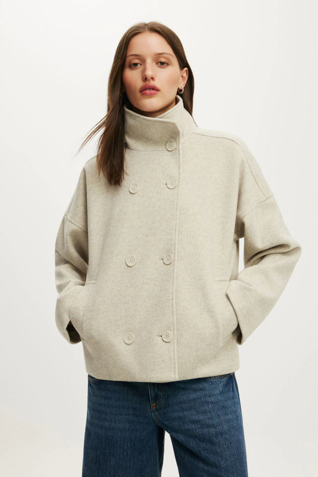 Funnel Neck Coat £59
