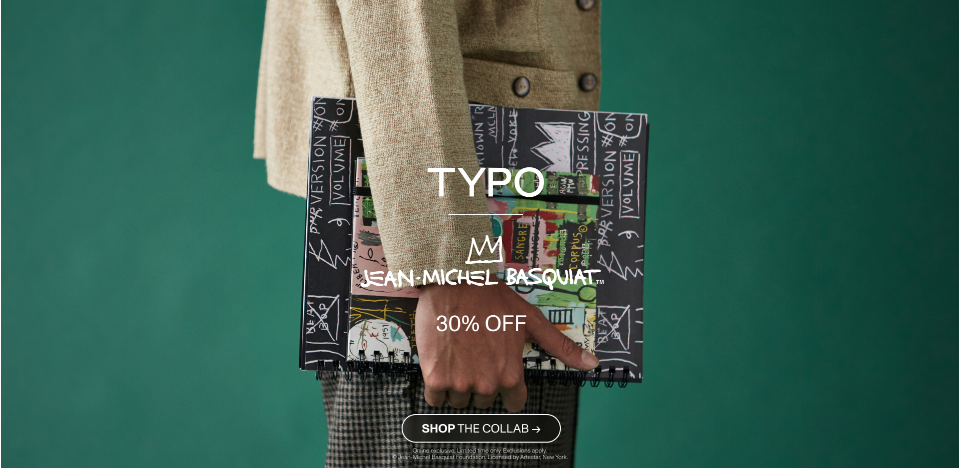 30% Off Typo x Jean-Michel Basquiat. Shop The Collab.