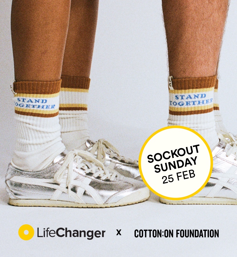 Change your socks. Change a life.