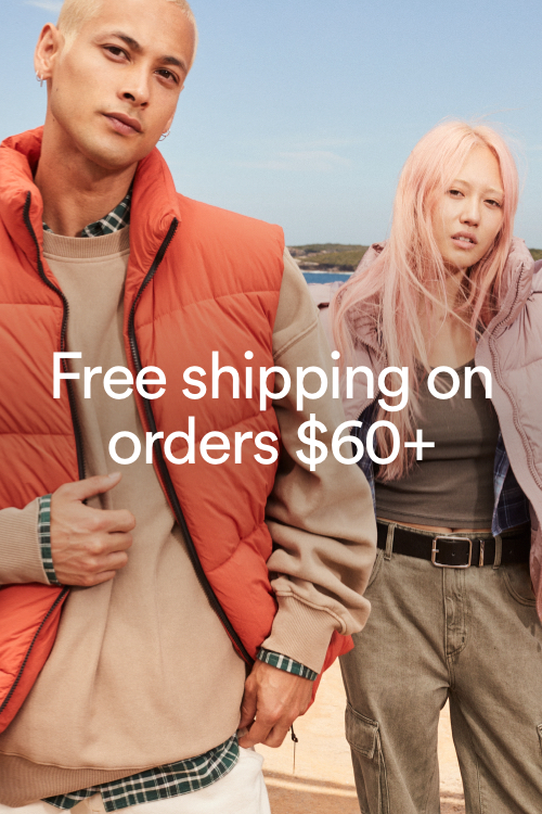 Free shipping on orders $60+