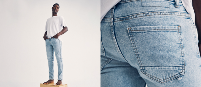 Men's Slim Jeans. Click to Shop.