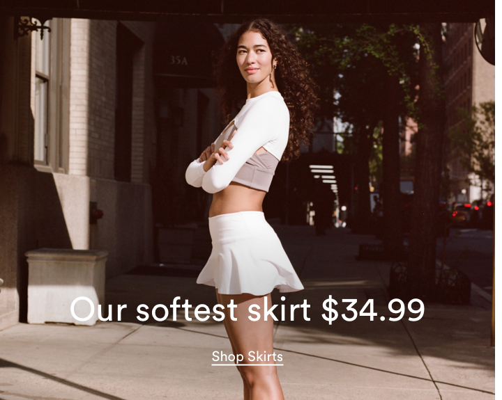 Our softest skirt $34.99. Click to Shop Skirts.