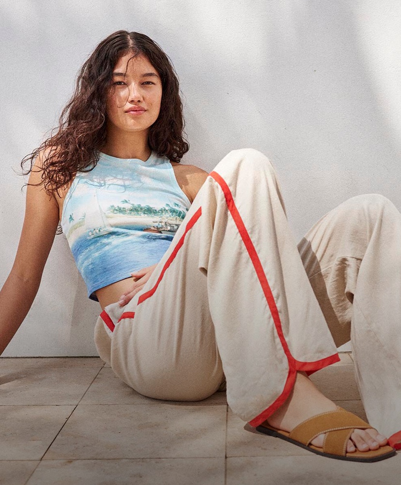 All summer long. Your fave linen pant.