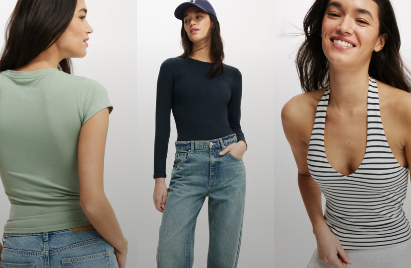 soft. stretchy. smooth. All day tops from $19.99f